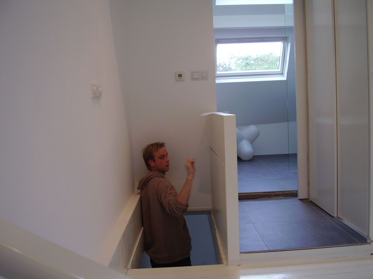 Badkamer en slaapkamer kastwand